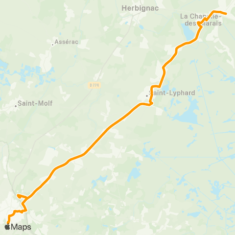 Lila Presqu'île - Scolaires Guérande - Lycées map