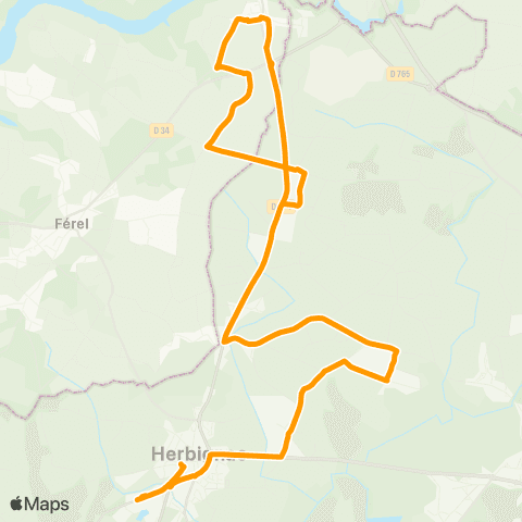 Lila Presqu'île - Scolaires Herbignac - Collèges map