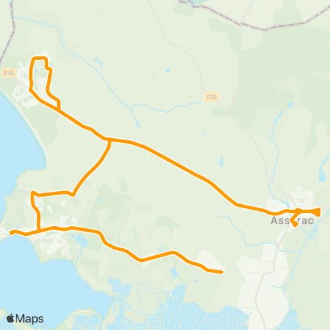 Lila Presqu'île - Scolaires Assérac - Écoles Primaires map