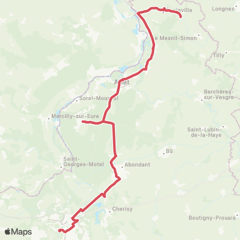 Linéad Mairie <> Champs de Foire map