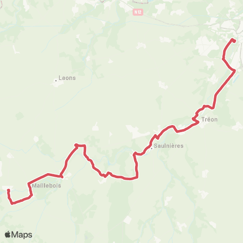 Linéad Chapellerie <> Champ Foire map