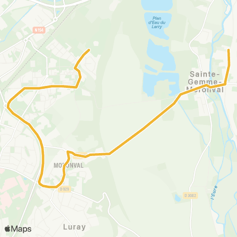 Linéad Le Vallon <> Taugourdeau map