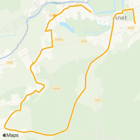 Linéad Ranch <> Collège Mozart map