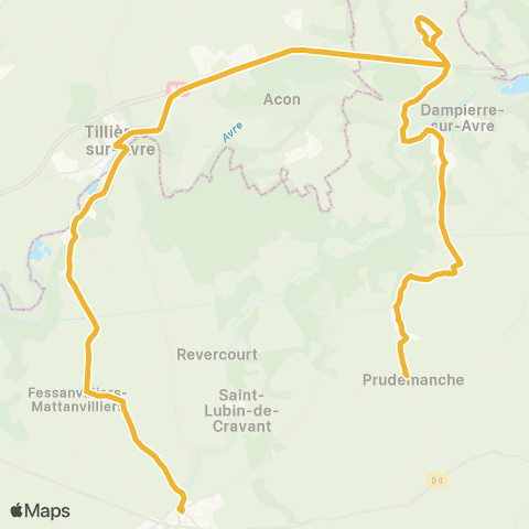 Linéad Haut de Bérou <> Vlaminck map