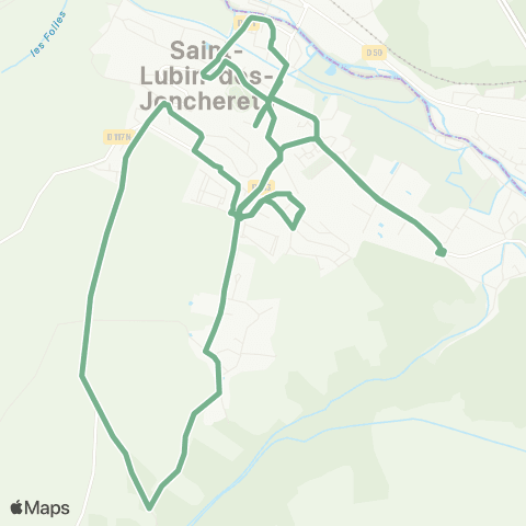 Linéad Poste <> École du Bourg map