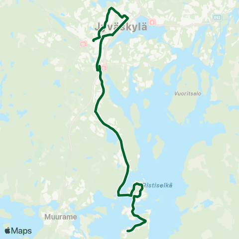 Linkki Muuratsalo-Keskussairaala map