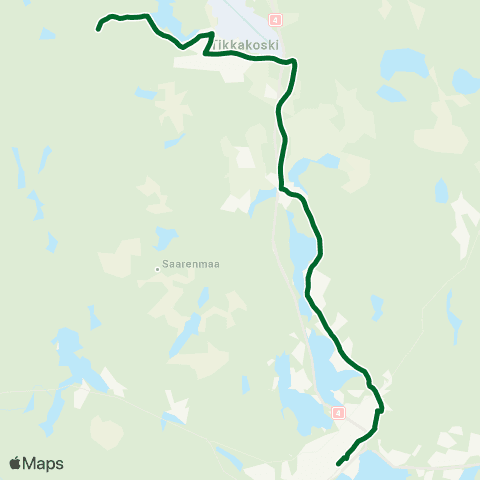 Linkki Tikkakoski-Matinmäki-Keskusta map