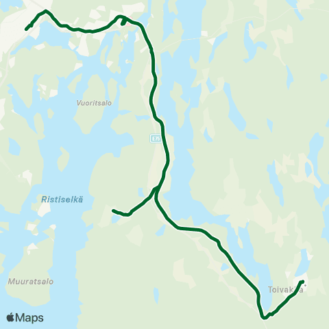 Linkki Toivakka-Jyväskylä map