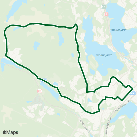 Linkki Ruoke-Keskusta-Ruoke map