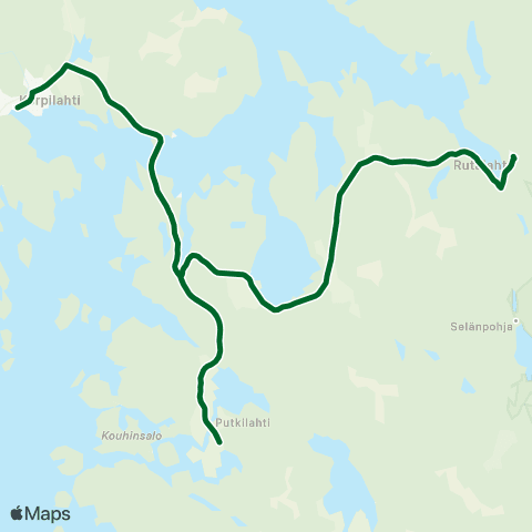 Linkki Rutalahti - Korpilahti map