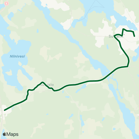 Linkki Suolahti - Koivisto - Hirvaskangas map