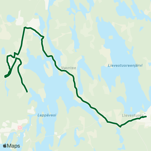 Linkki Nojosniemen TH-Lievestuore map