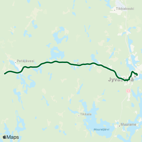 Linkki Keuruu-Jyväskylä map