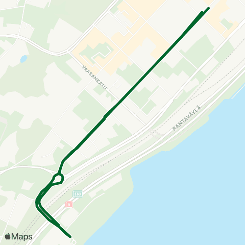 Linkki Keskusta - Mattilanniemi map