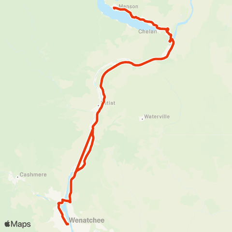 LINK Chelan / Orondo map