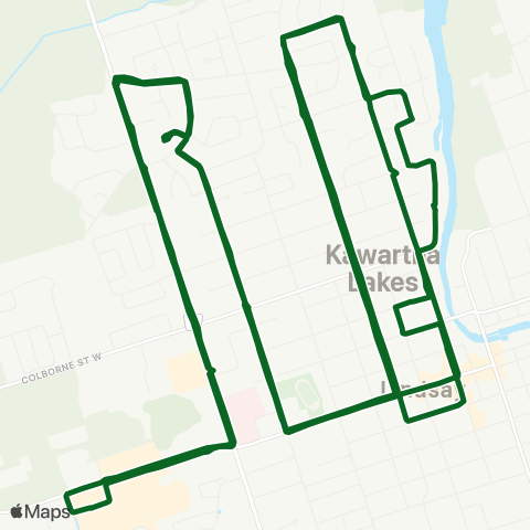 Lindsay Transit  map