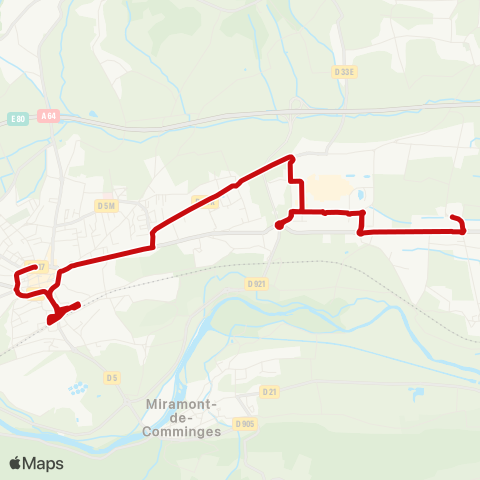 liO Movigo Ligne A map