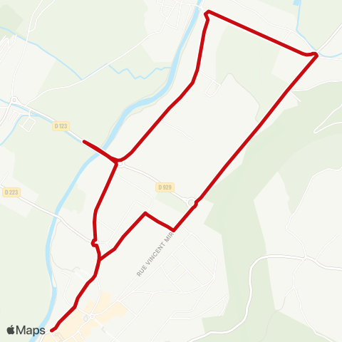 liO Navette de Saint-Lary - Grande Boucle map