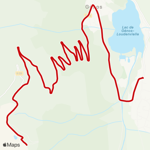 liO Navette Val Louron map