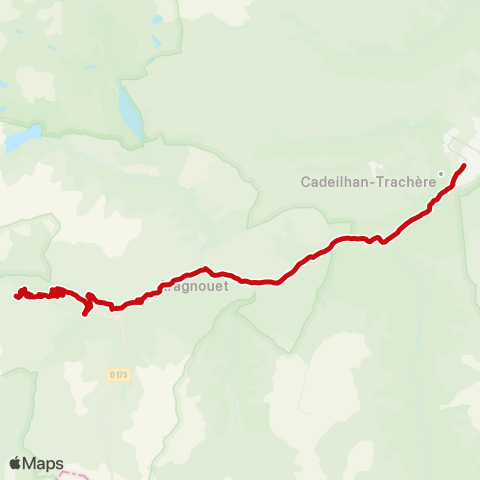 liO Navette Hivernale Piau <> St-Lary-Soulan map