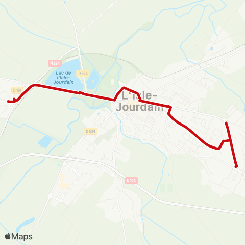 liO Tileo Ligne 1 map