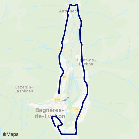 liO Thermes Luchon map