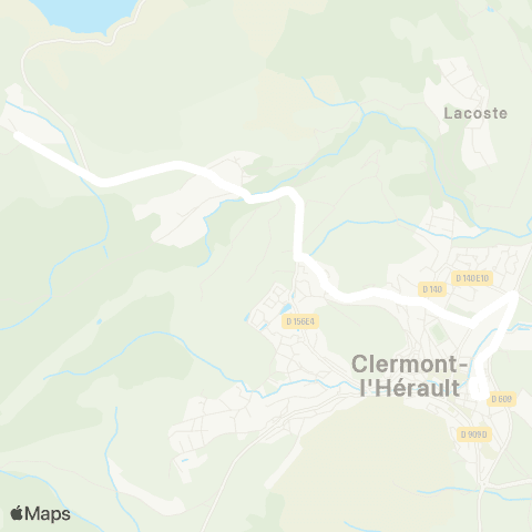 liO Navette Lac du Salagou map