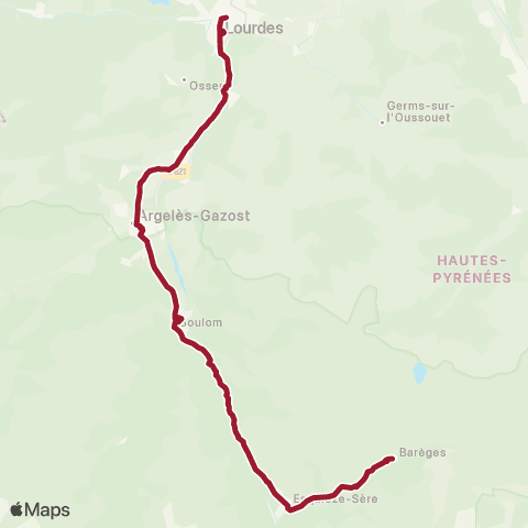 liO Lourdes - Luz map