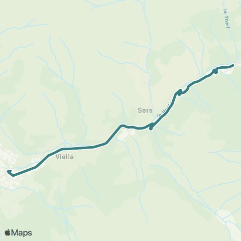liO Luz Saint Sauveur Bareges map