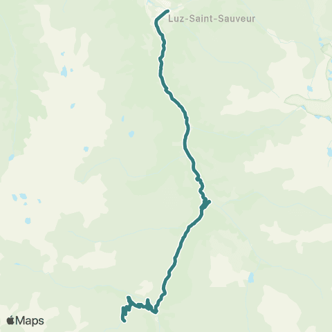 liO Luz Saint Sauveur Gavarnie map