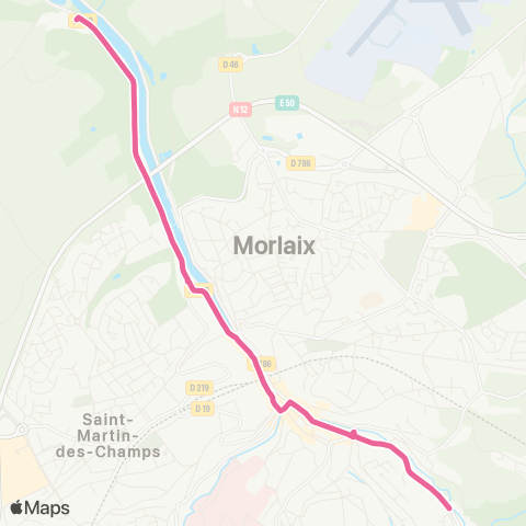 LinéoTim L N1 St François - Val Fleuri map