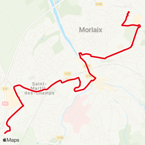 LinéoTim Ligne 1 map