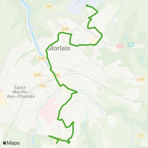 LinéoTim Ligne 2 map