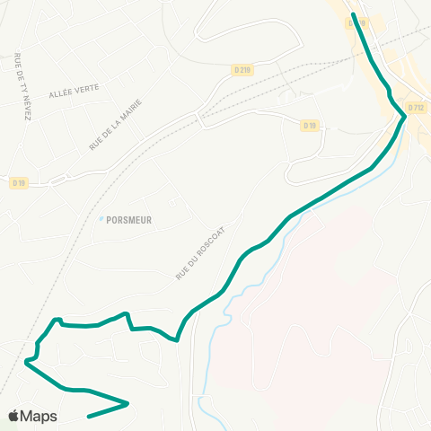 LinéoTim Myrtilles - Place Cornic map