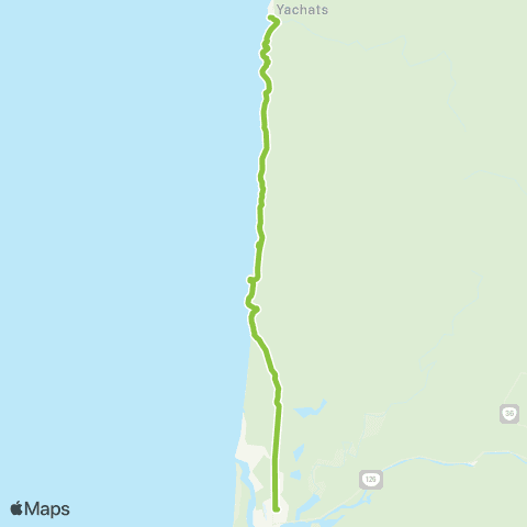 Link Lane Florence-Yachats Connector map