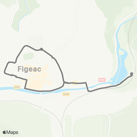 Le Bus Le Surgié map