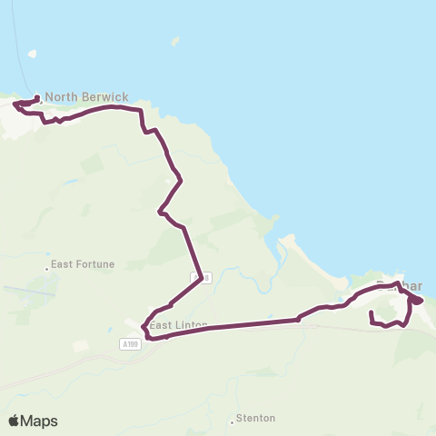 EastCoastbuses Seabird Centre - Brand Court map