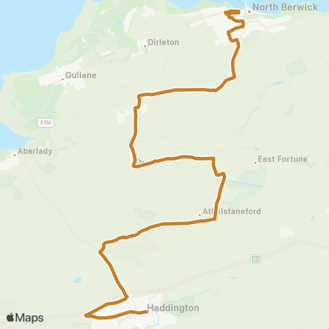 EastCoastbuses High Street - Church Road map