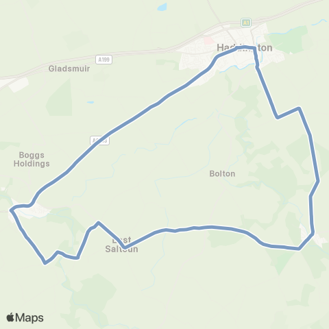 EastCoastbuses Market Street - High Street map