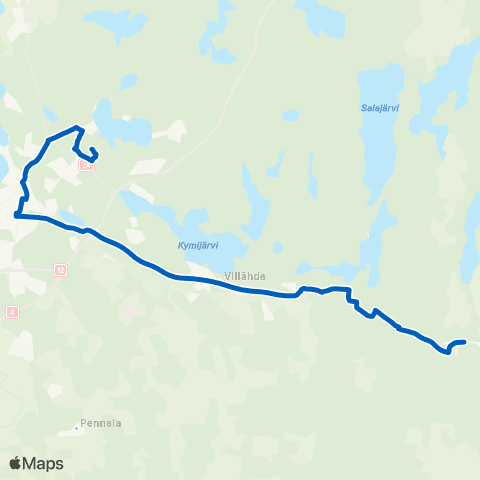 Lahden seudun liikenne Uusikylä - Kytölä map