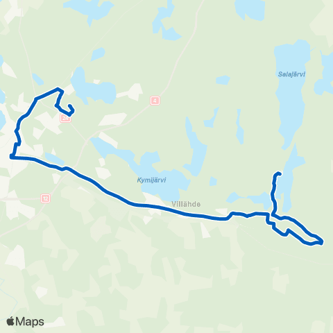 Lahden seudun liikenne Pajulahti - Kytölä map