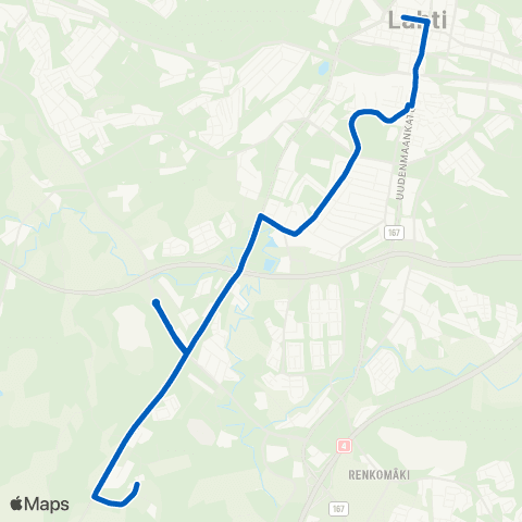 Lahden seudun liikenne Syväojankatu - Kauppatori map