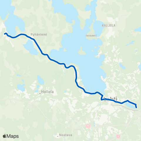 Lahden seudun liikenne Joutjärvi - Korpikankare map