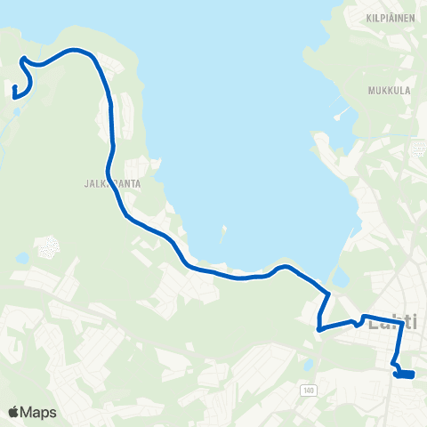 Lahden seudun liikenne Matkakeskus - Messilä map