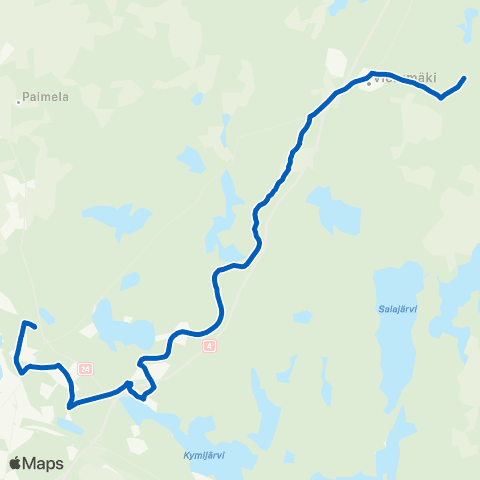 Lahden seudun liikenne Koivukumpu - Mukkula map