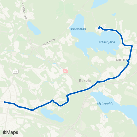 Lahden seudun liikenne Kauppatori - Herrasmanni map