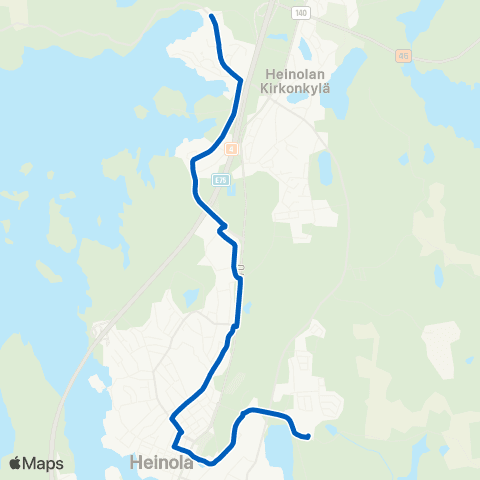 Lahden seudun liikenne Pirttiniemi - Reumanmäki map
