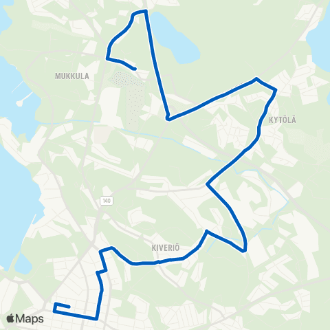 Lahden seudun liikenne Kauppatori - Mukkula map