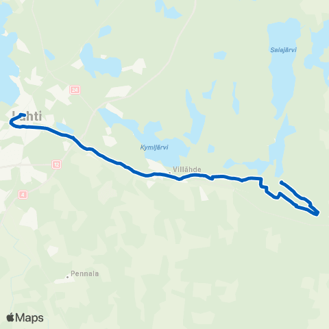 Lahden seudun liikenne Kauppatori - Nastola map