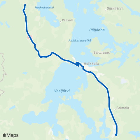 Lahden seudun liikenne Kalliolan koulu - Maakeski map